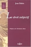 Revue Dalloz-Sirey  / Le droit subjectif