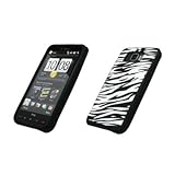 Premium Zebra Design Silicone Gel Skin Cover Case for HTC HD2 [Accessory Ex ....