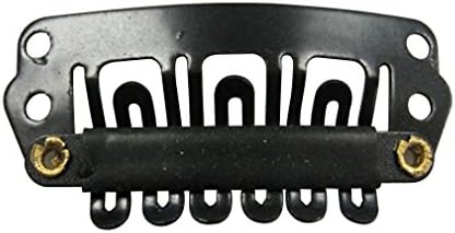 Black Snap Clips for Hair Extensions Weft and Wigs 20pcs/lot DIY Use (Small)