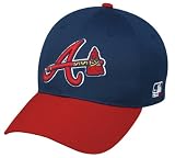 Atlanta Braves (Tomahawk Logo) ADULT Adjustable Hat MLB Officially Licensed Major League Baseball Replica Ball Cap