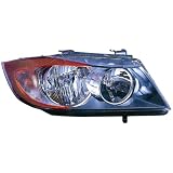 BMW 3 Series Sedan Replacement Headlight Assembly Halogen - Passenger Side by AutoLightsBulbs