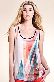 Limited Collection Scoop Neck Striped Vest Top