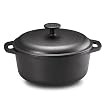 Anolon Chef Clad 5-Quart Cast Iron Dutch Oven with Natural Oil Finish