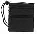Neck Wallet with 2 zippered pockets, Black | Review & Best Price