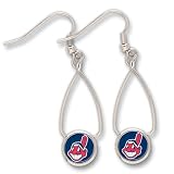 Cleveland Indians French Loop Earrings w/Jewelry Card