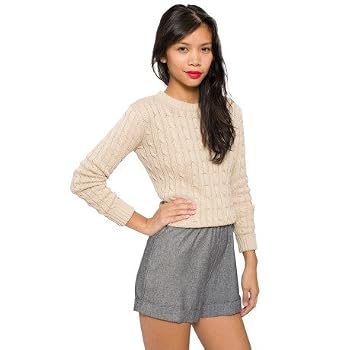Set A Shopping Price Drop Alert For American Apparel Chambray Woven Cuff Short