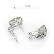 FPJ Irresistible Earrings With 13.75ctw Precious Stones - Genuine Amethysts and Diamonds 14K White Gold. Total item weight 6.1g Length 21mm