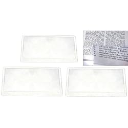 3 Reading Magnifiers 2X Bausch & Lomb CC Size Tools
