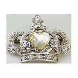 Broach Embellishment-Crown Jew