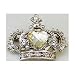 Broach Embellishment-Crown Jew