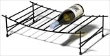 Spectrum 5-Bottle Stackable Wine Rack in Black 49910CAT