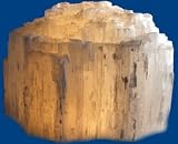 Natural Clear Selenite Tower Candleholder Mystical Healing