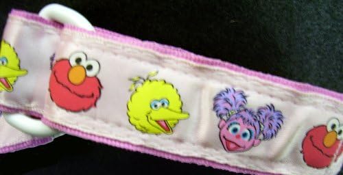 No Throw Baby Bottle and Sippy Cup Tether - Sesame Street Pink