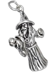 Sterling Silver Wizard Charm