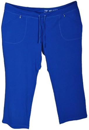 Amazon.com: Danskin now Plus Size Workout Lounge Yoga Pants with Elastic draw string tie waist 
