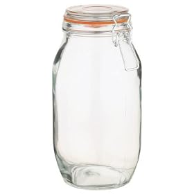 Kitchen Craft Deluxe Glass Preserving Jar, 2100 g (74 oz)