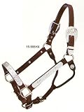 Silver Royal Raised Oval Silver Bar Show Halter