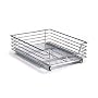 Household Essentials C1521 Extra Deep Wide Sliding Cabinet Organizer, Chrome