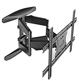 Intecbrackets ® - Profi-Qualität, extra starke und schlanke Wandhalterung (nur 50mm Abstand) mit ausfahrbarem Doppel-Arm. Schwenkbar und neigbar. Für 40 42 46 47 50 52 55 60 65 70 TV-Geräte passend. Mit lebenslanger Garantie.