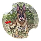 German Shepherd Carsters, Coasters for Your Car