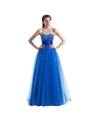 Strapless Sweetheart Satin/Tulle Floor Length Evening Dress/Prom Dress/Maxi Dress 