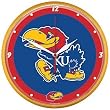 Kansas Jayhawks Wall Clock - College Athletics Sports Merchandise