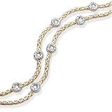 18 Kt Yellow Gold Floating Diamond Bracelet