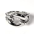 STERLING SILVER RING - Knot 4X13mm