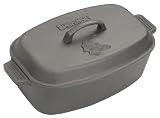 Retail Furnitures item: Bayou Classic 7417 12-Quart Cast-Iron Oval Roaster with Domed Lid