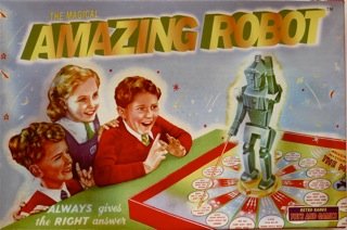 41YA9pe%2BvWL Nostalgic 50s Amazing Robot Answer Educational Game