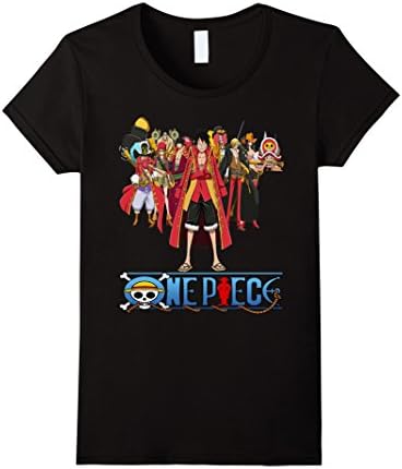 Women's One Piece Anime Luffy1  T-Shirt Large Black