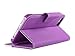 ULAK Dual Color Wallet Magnetic PU Leather Case with Stand Flip Cover for iPhone 6S & iPhone 6 4.7inch (Purple/White)