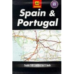 Essential Road Map Spain and Portugal (AA Essential European Road Maps)