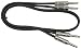 Hosa CSS400 Series Dual Heavy-Duty TRS Cable (CSS405, 5 ft.)