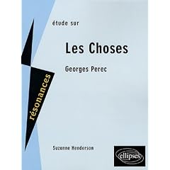 Etude sur Georges Perec : Les Choses