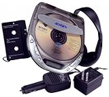 Jensen CD-200CK Personal CD Player with 20 Sec Anti-Skip, Bass Boost, and Car Kit