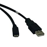 Tripp Lite U050-003 3ft USB2.0 A to Micro-USB B Device Cable A Male to Micro-B Male, 3