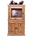 Litterbox Furniture Stained Glass Cat and Mouse : Finish Color BLUE