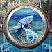 Manatee World Clock Skin with Backdrops For PalmaryClock(tm) downloadable Software