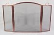 VICTORIAN 3-Panel Fireplace Spark Screen - ANTIQUE COPPER