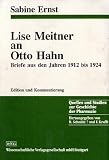 Lise Meitner an Otto Hahn