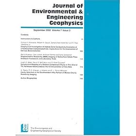 Journal of Environmental and Engineering Geophysics by Environmental engineering