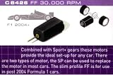 Scalextric C8426 1:32 Scale FP Motor 30K RPM with wires Accessory Sport Performance Part