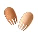 Nigella Lawson Living Kitchen Serving Hands Pair Beech