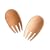 Nigella Lawson Living Kitchen Serving Hands Pair Beech