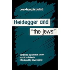Heidegger and the Jews