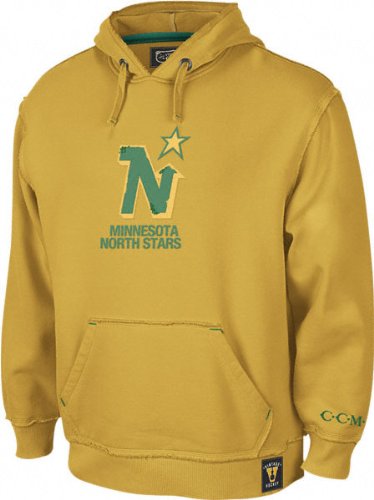 Buy Minnesota North Stars -Gold- Vintage Logo Triumph Hooded Sweatshirt
