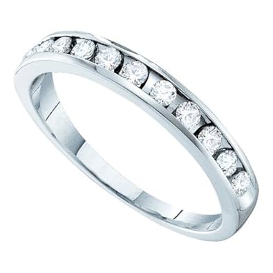 Cheap Girls Jewelry 0.50CT-DIAMOND MACHINE-SET BAND For Sale