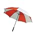 Sturmschirm - XXL Regenschirm - Durchmesser ca. 1,33 m rot/weiß
