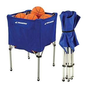 Buy Champro Fold-Up Ball Carts-Holds up to 24 Balls BLUE 25 L X 25 W X 40 H
